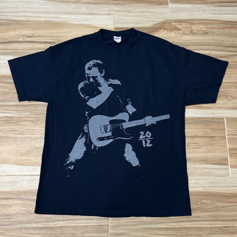 Bruce Springsteen Wrecking Ball 2012 Tour T-Shirt Murina Black Mens XL USA Made
